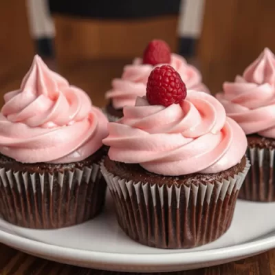 Rose Wine Cupcakes