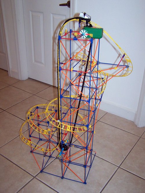 Knex serpent roller coaster online