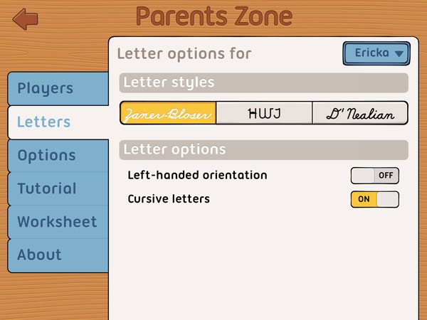 Learn Cursive Writing App