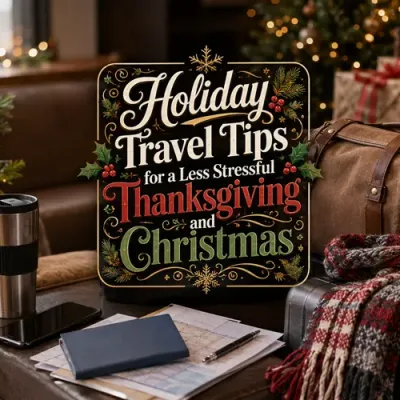 Holiday Travel Tips for a Less Stressful Thanksgiving and Christmas