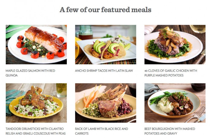 Chef'd Featured meals