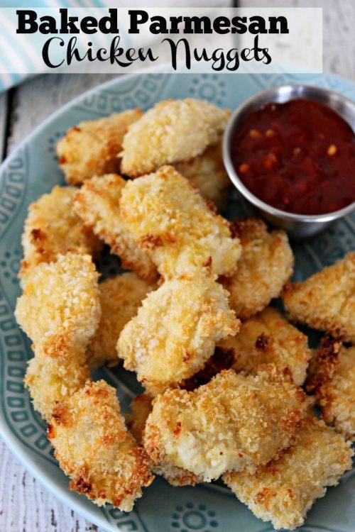 Baked Parmesan Chicken Nuggets Recipe