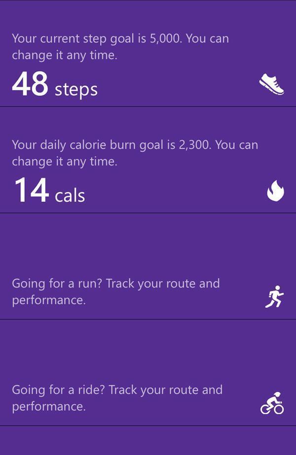 microsoft band live healthier