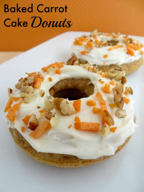 Baked Carrot Cake Donuts Recipe