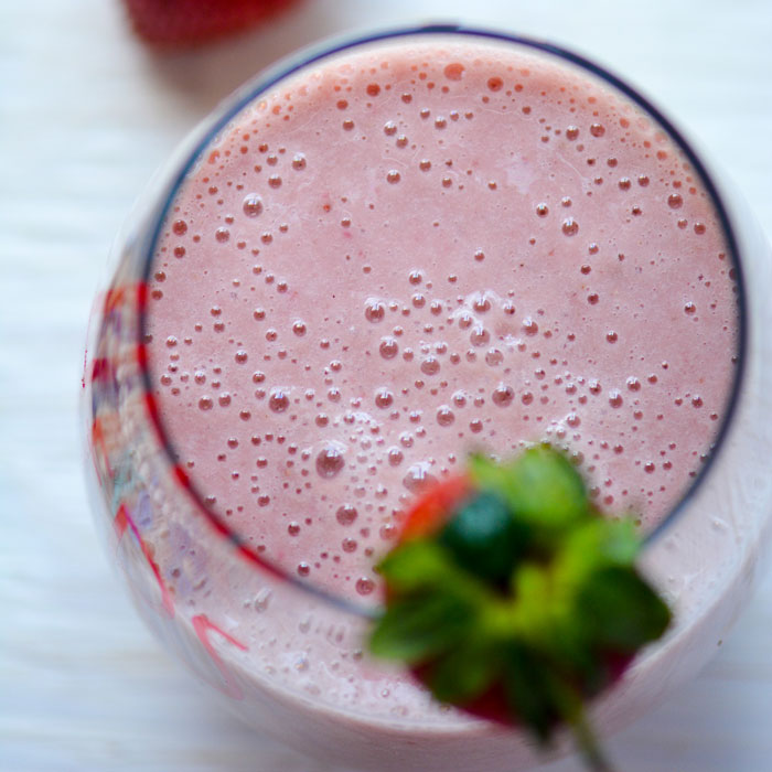 Strawberry Banana Milkshake Recipe