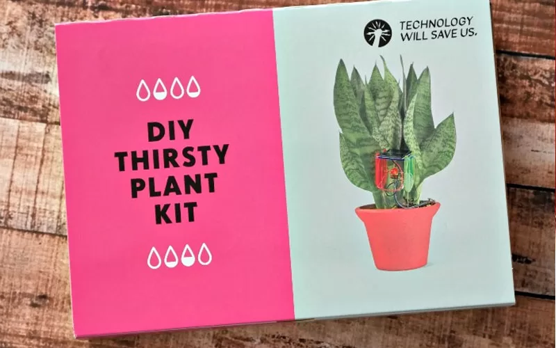 DIY Thirsty Plant Kit from Technology Will Save Us