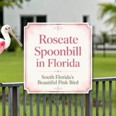 Roseate Spoonbill in Florida: South Florida’s Beautiful Pink Bird