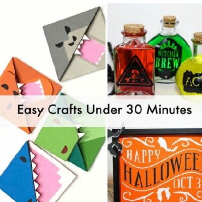 Easy Halloween and Other Crafts Using the Cricut Explorer