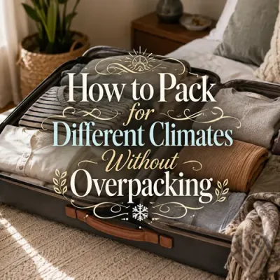 How to Dress for Different Climates Without Overpacking