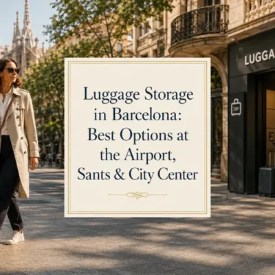 Luggage Storage in Barcelona: Best Options at the Airport, Sants & City Center