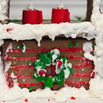 Holiday Hot Cocoa Stand Gingerbread House Kit 