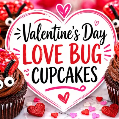 Lovebug Chocolate Cupcakes: A Cute Valentine’s Day Treat