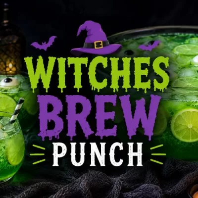 Easy Witches Brew Punch Recipe for Halloween Parties