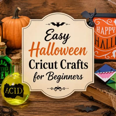 Easy Halloween Cricut Crafts for Beginners
