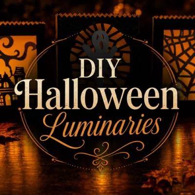 DIY Halloween Luminaries with Cricut Explore Air 2