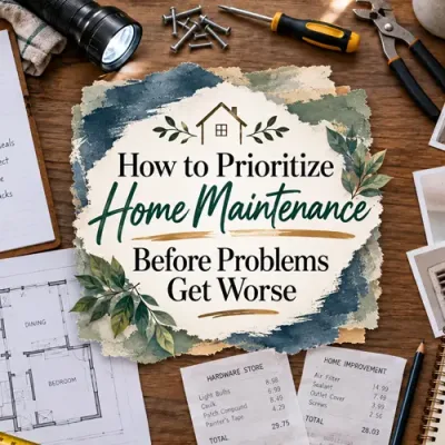 How to Prioritize Home Maintenance Before Small Problems Get Worse